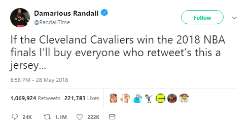 Damarious Randall bet